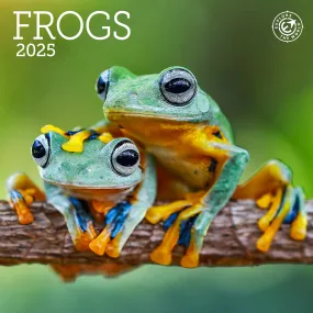 2025 Frogs Mini Wall Calendar