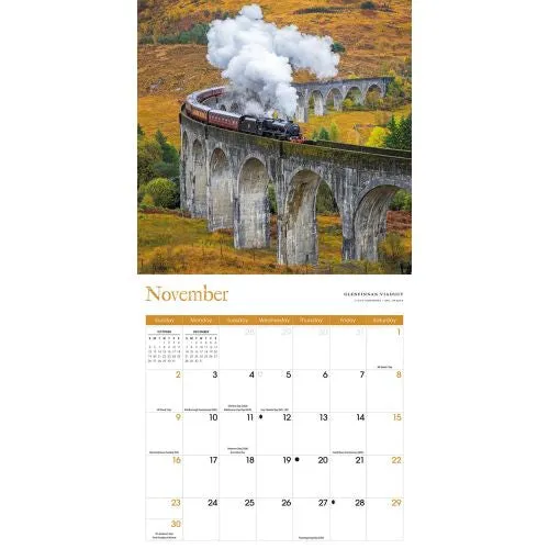 2025 Scotland Wall Calendar