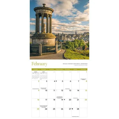 2025 Scotland Wall Calendar