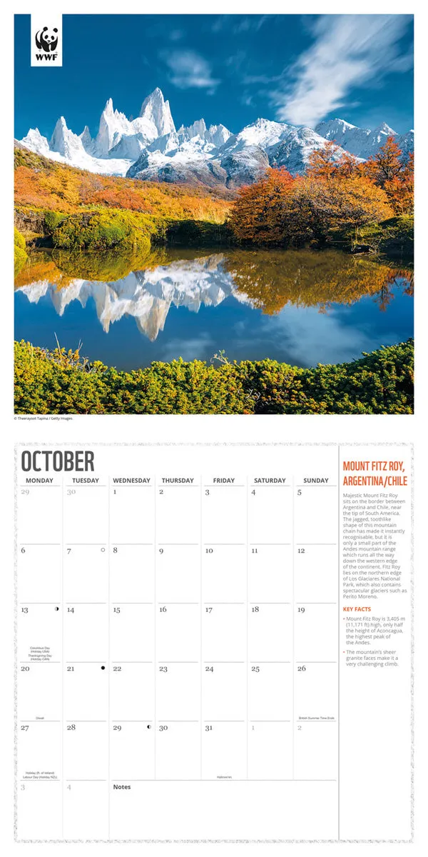 2025 WWF Fragile Earth Wall Calendar