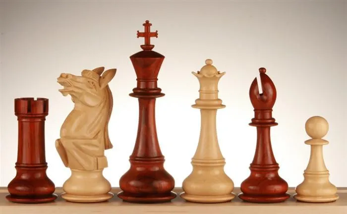 6" Napoleon Budrosewood Chess Pieces