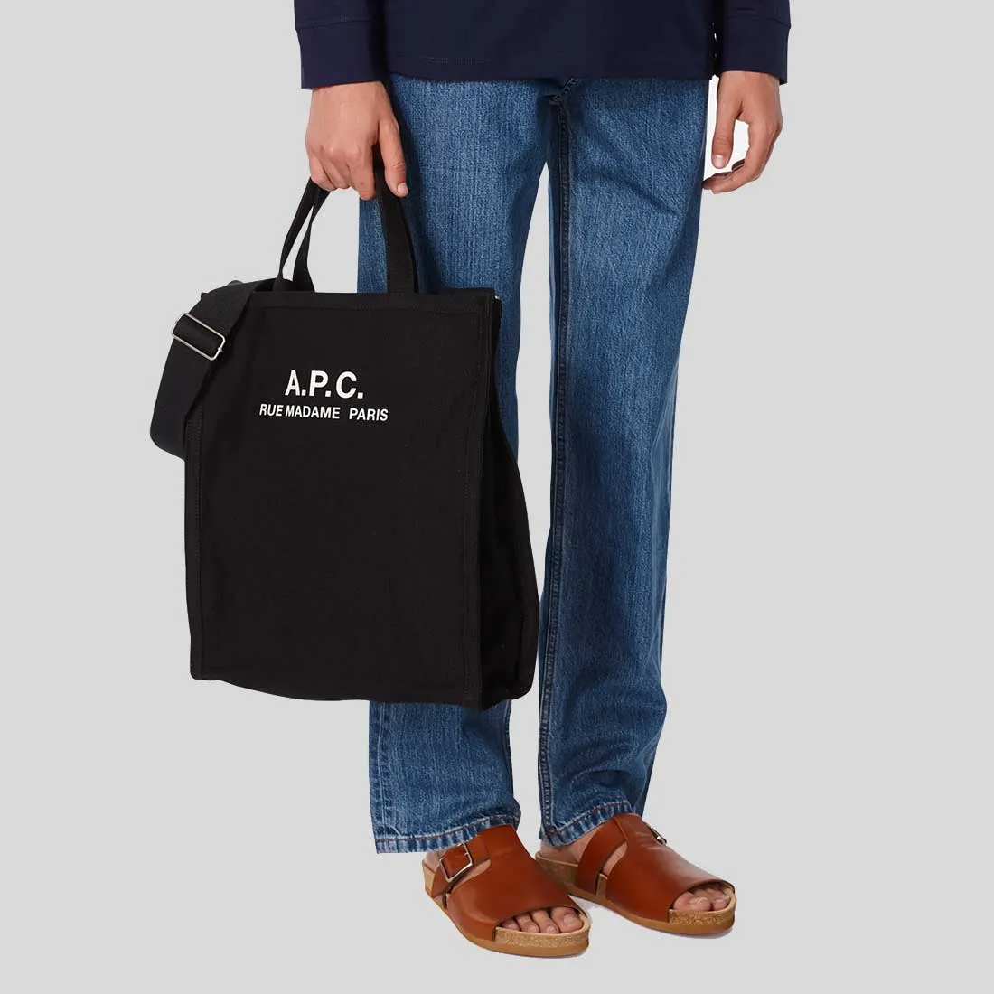 A.P.C. Recuperation Shopping Bag Black RB-CODBMH61318LZZ