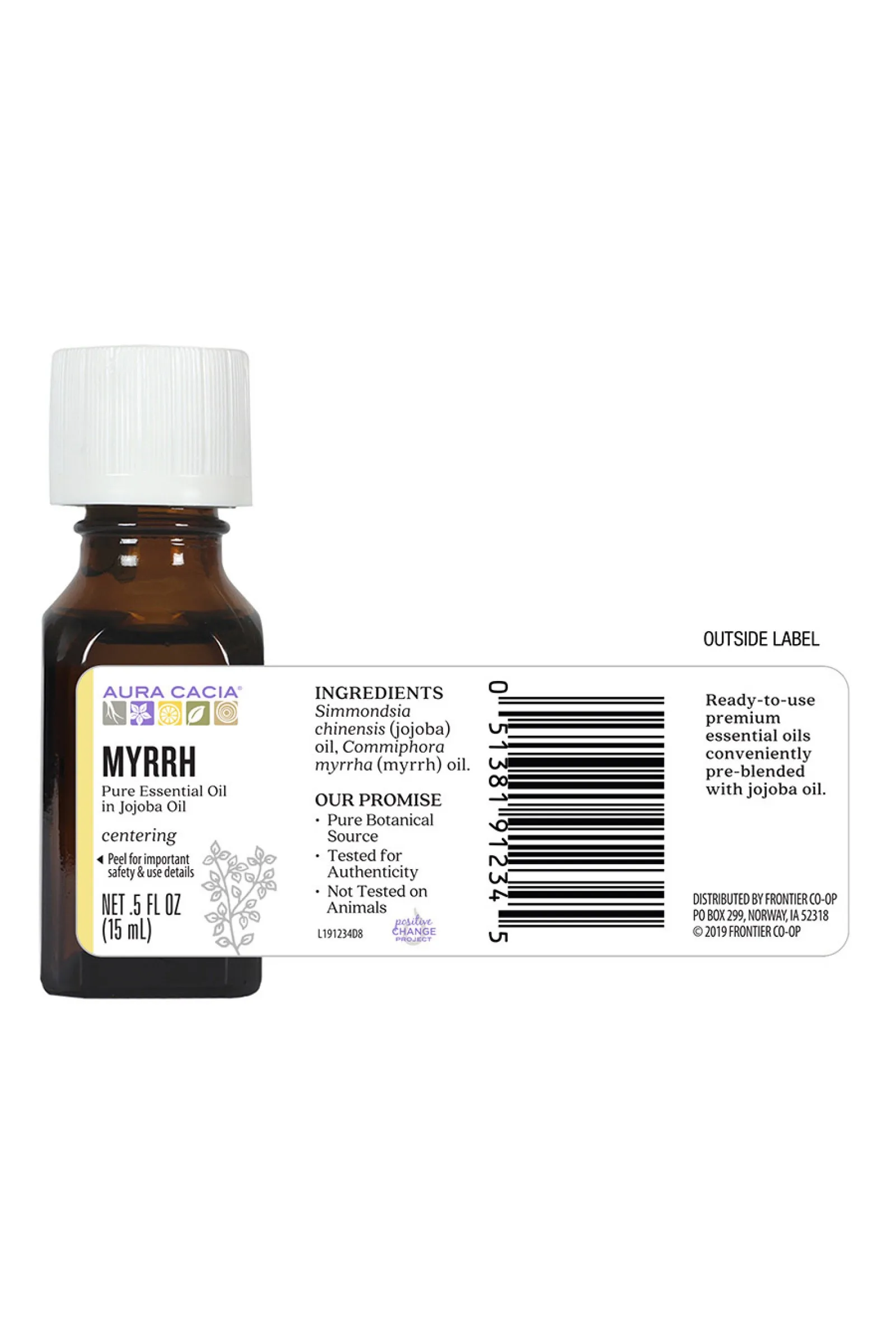 Aura Cacia Myrrh in Jojoba 15ml