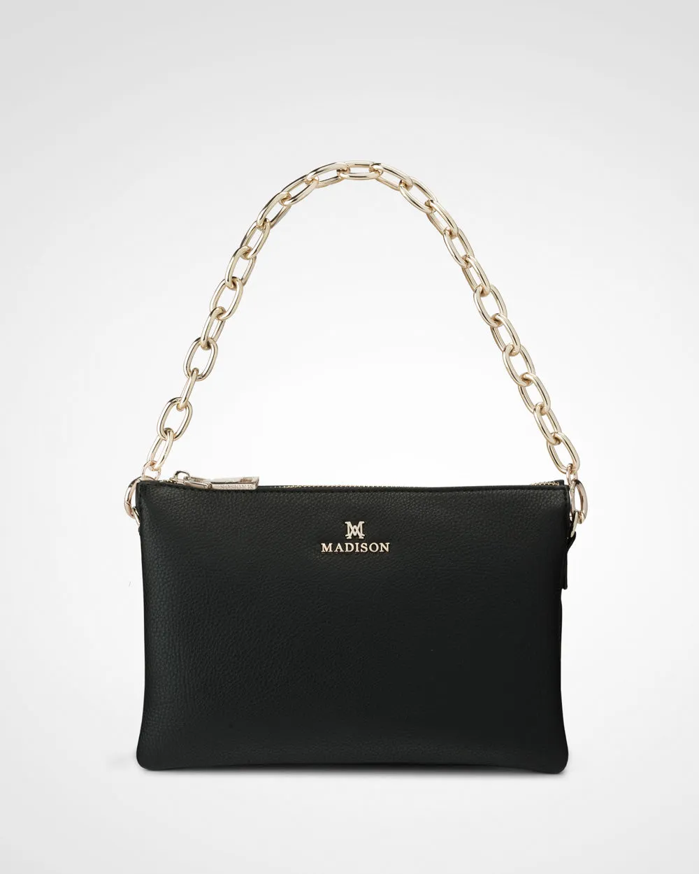 Avery 3 Compartment Crossbody Bag   Monogram Bag Strap   Chain Strap