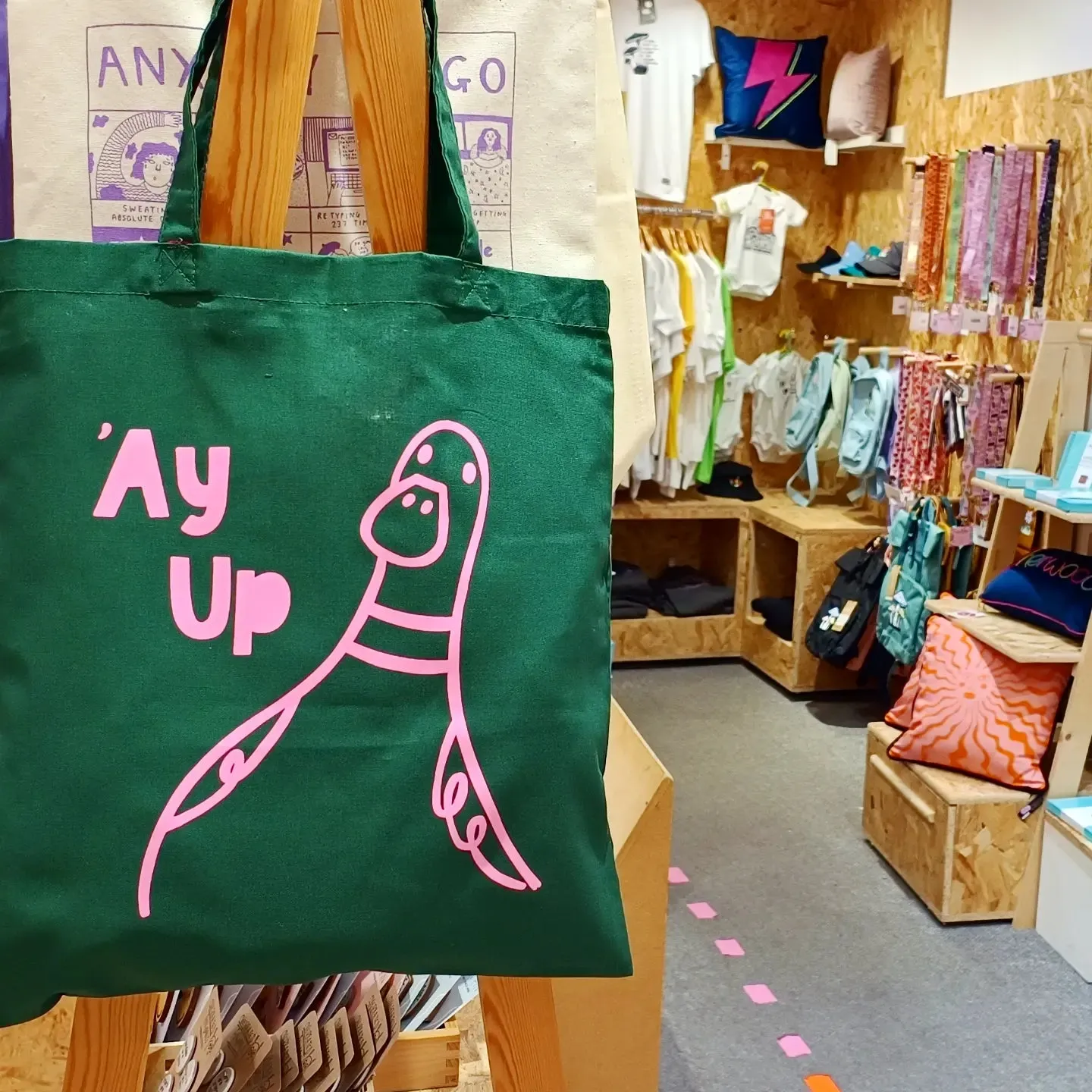 Ay Up Tote Bag