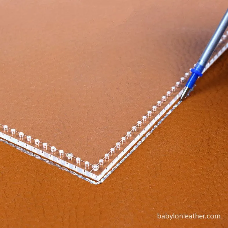 BABYLON™ Leather Business Card Case Pattern AAB-500
