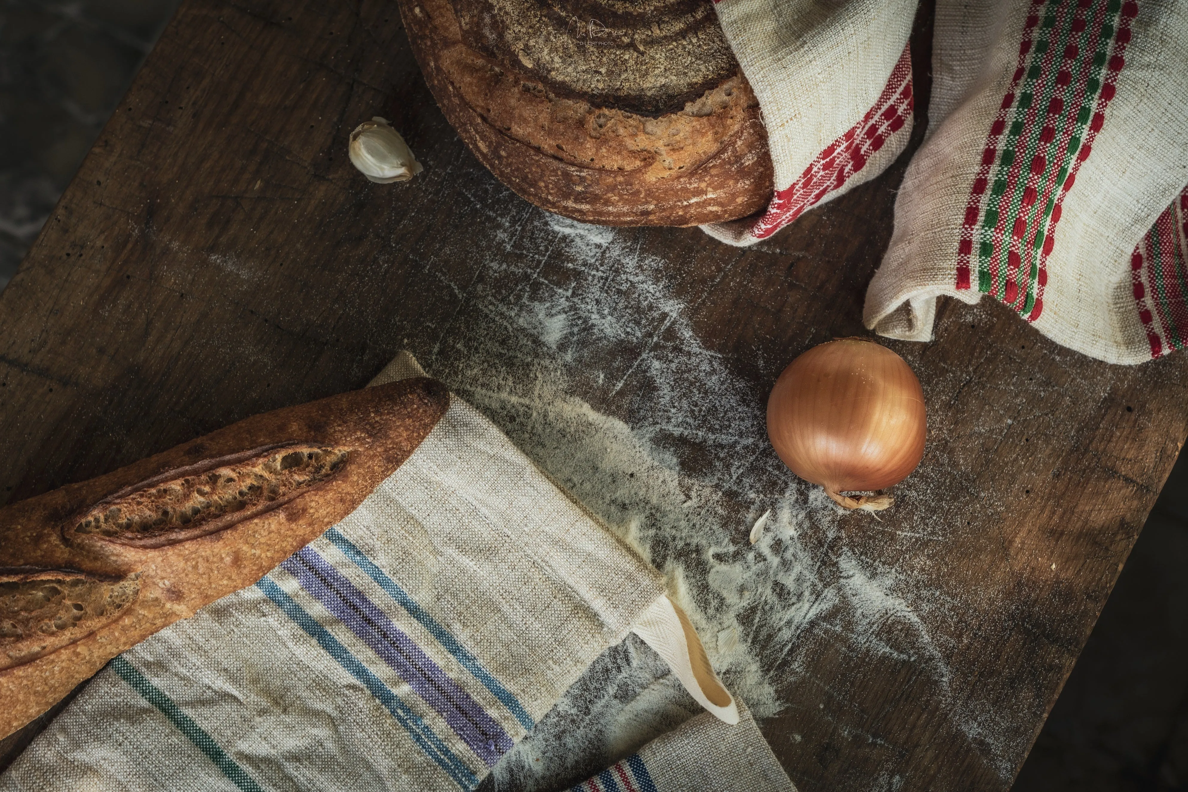 Bag: Handwoven antique and vintage hemp bread bags- BG225