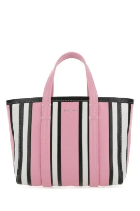 BALENCIAGA | Multicolor leather small Barbes shopping bag