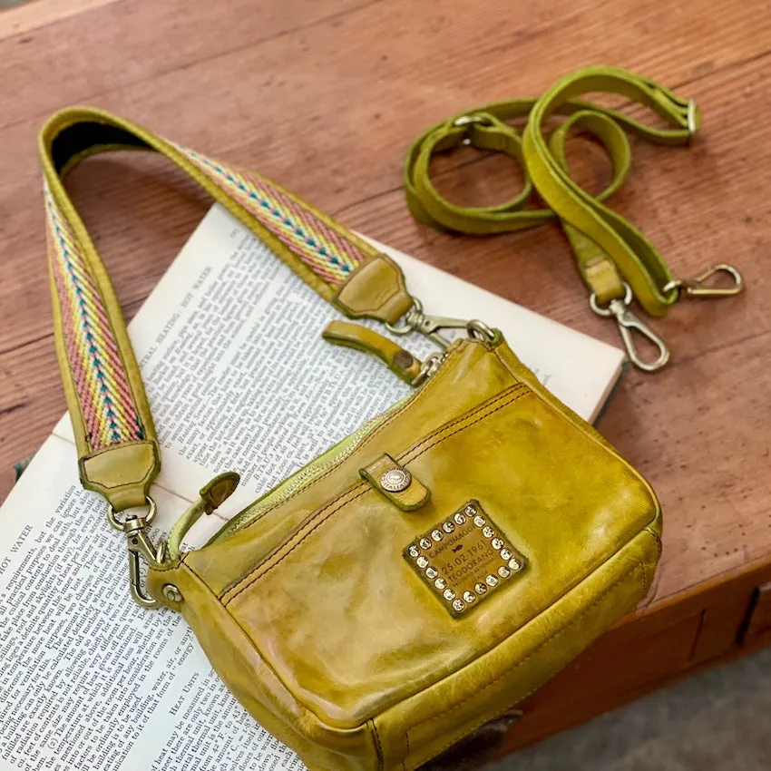 Campomaggi/Mustard green shoulder bag-small
