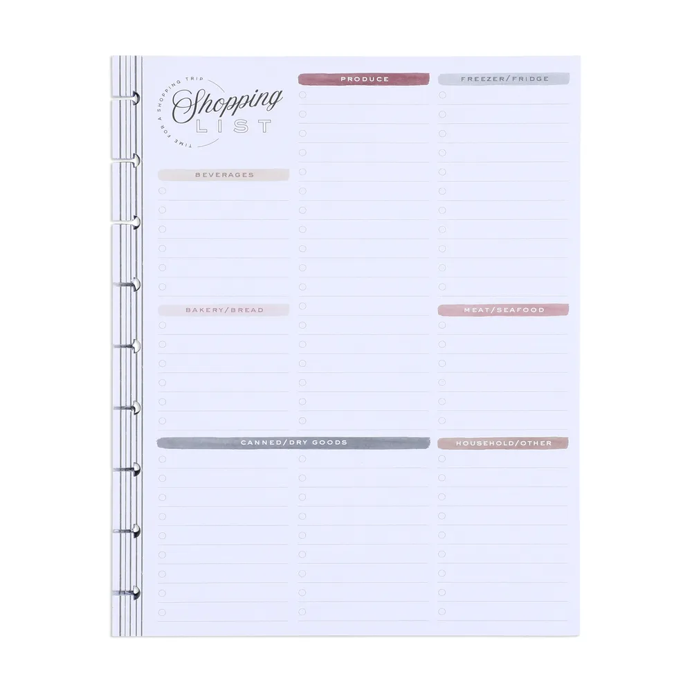 Classic Block Paper Pad - Grocery Shopping List