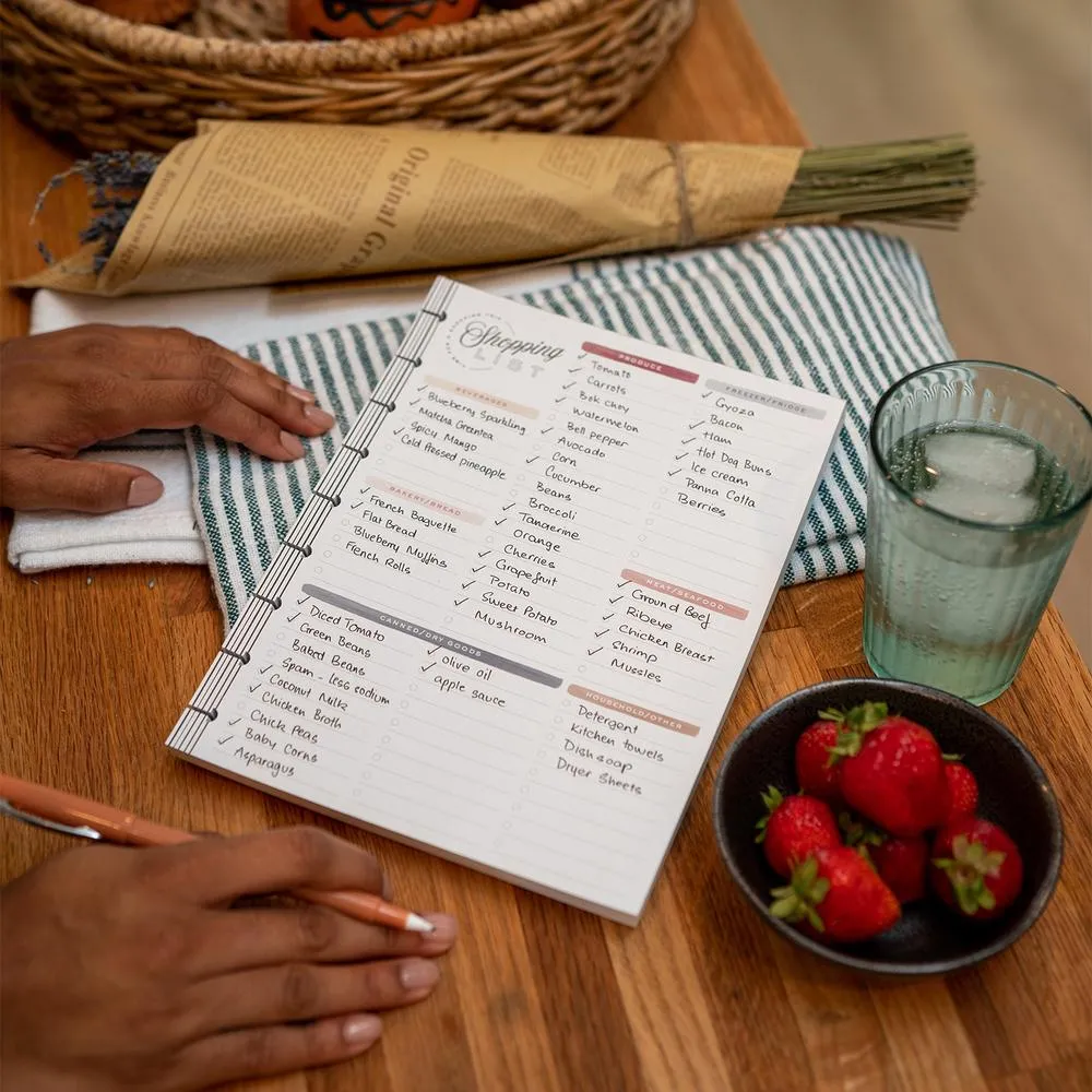 Classic Block Paper Pad - Grocery Shopping List