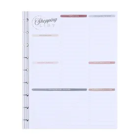 Classic Block Paper Pad - Grocery Shopping List
