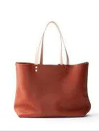 Cuero & Mor Veggie Tanned Leather Tote - Brown