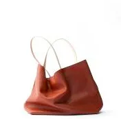 Cuero & Mor Veggie Tanned Leather Tote - Brown