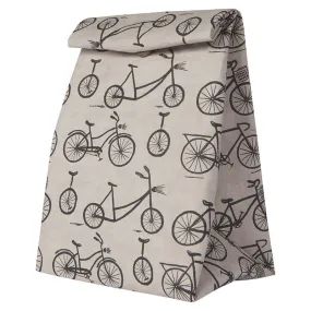 Danica Lunch Bag Reusable Papercraft Wild Riders Bicycle