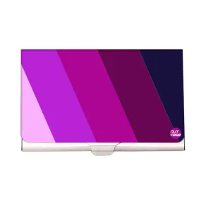 Designer Visiting Card Holder Nutcase -Shades Of Purple