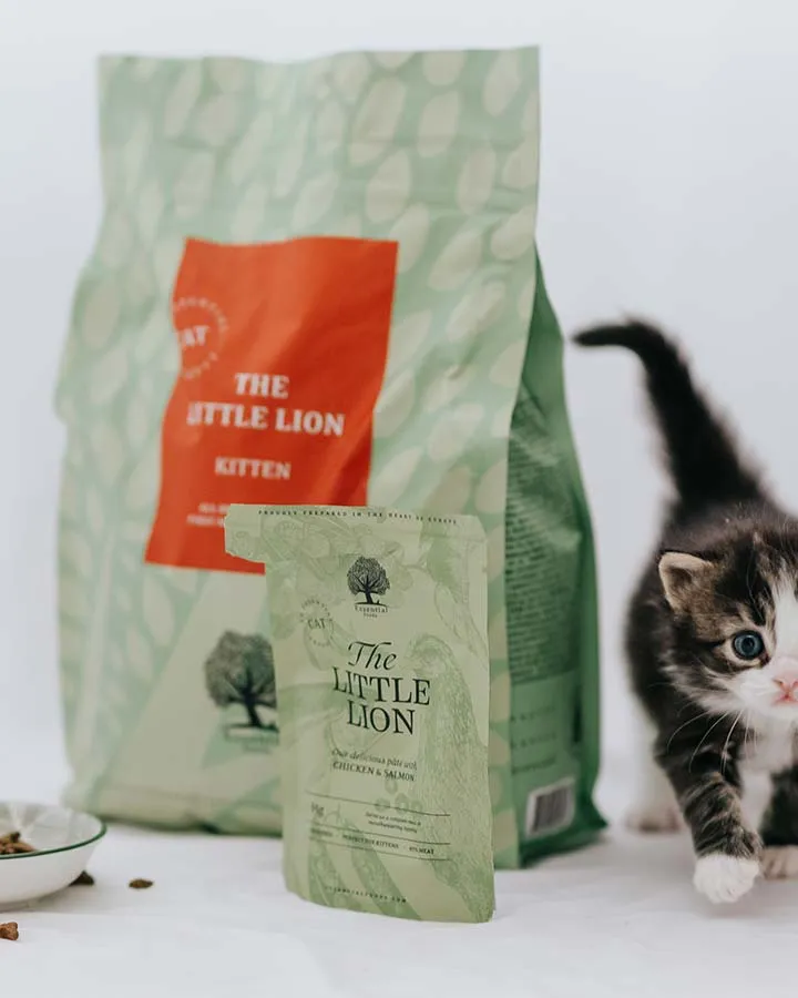 Essential The Little Lion (Kitten) – Duck Chicken & Salmon - 3kg