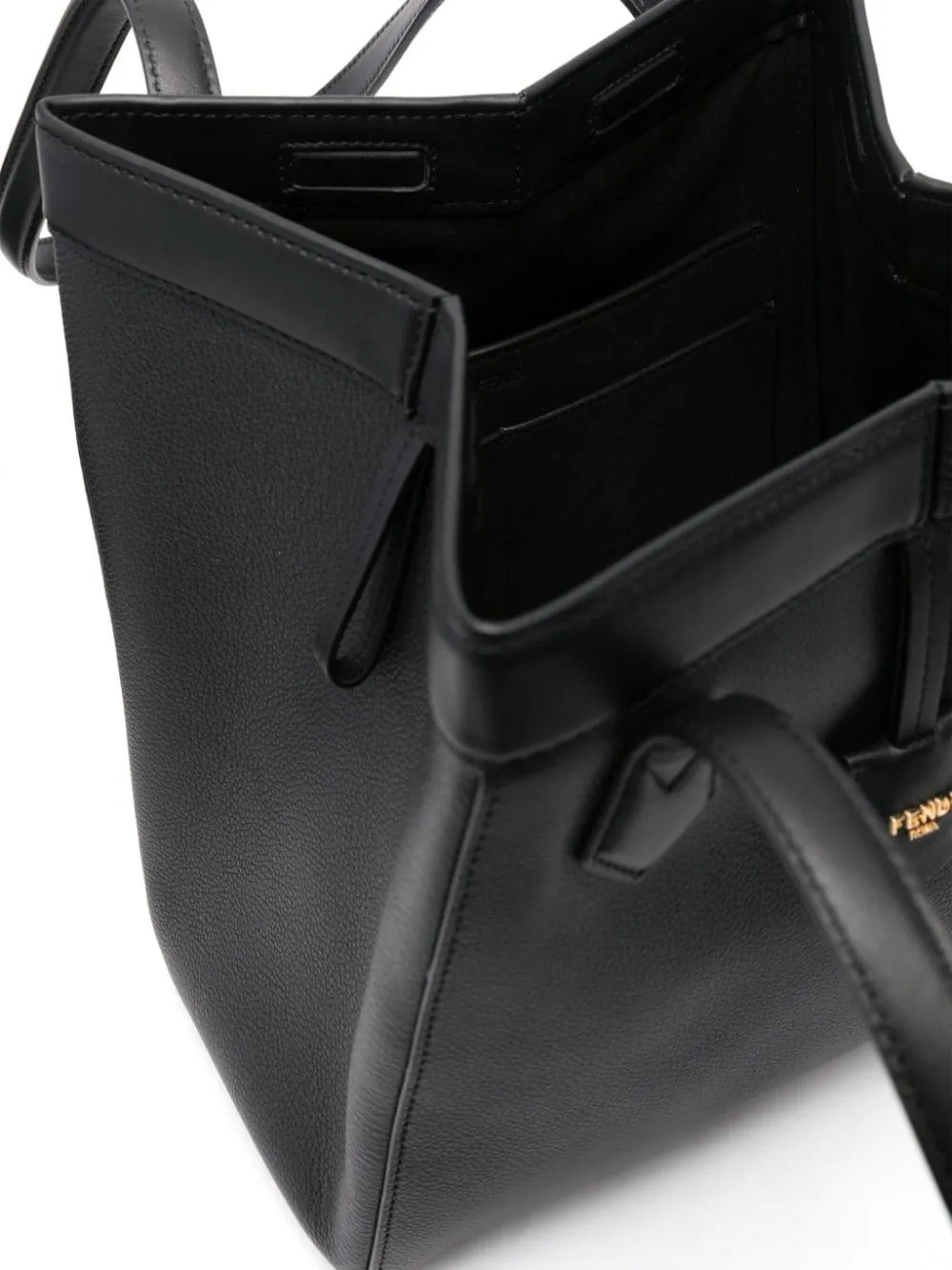 FENDI Medium Leather Shoulder Handbag
