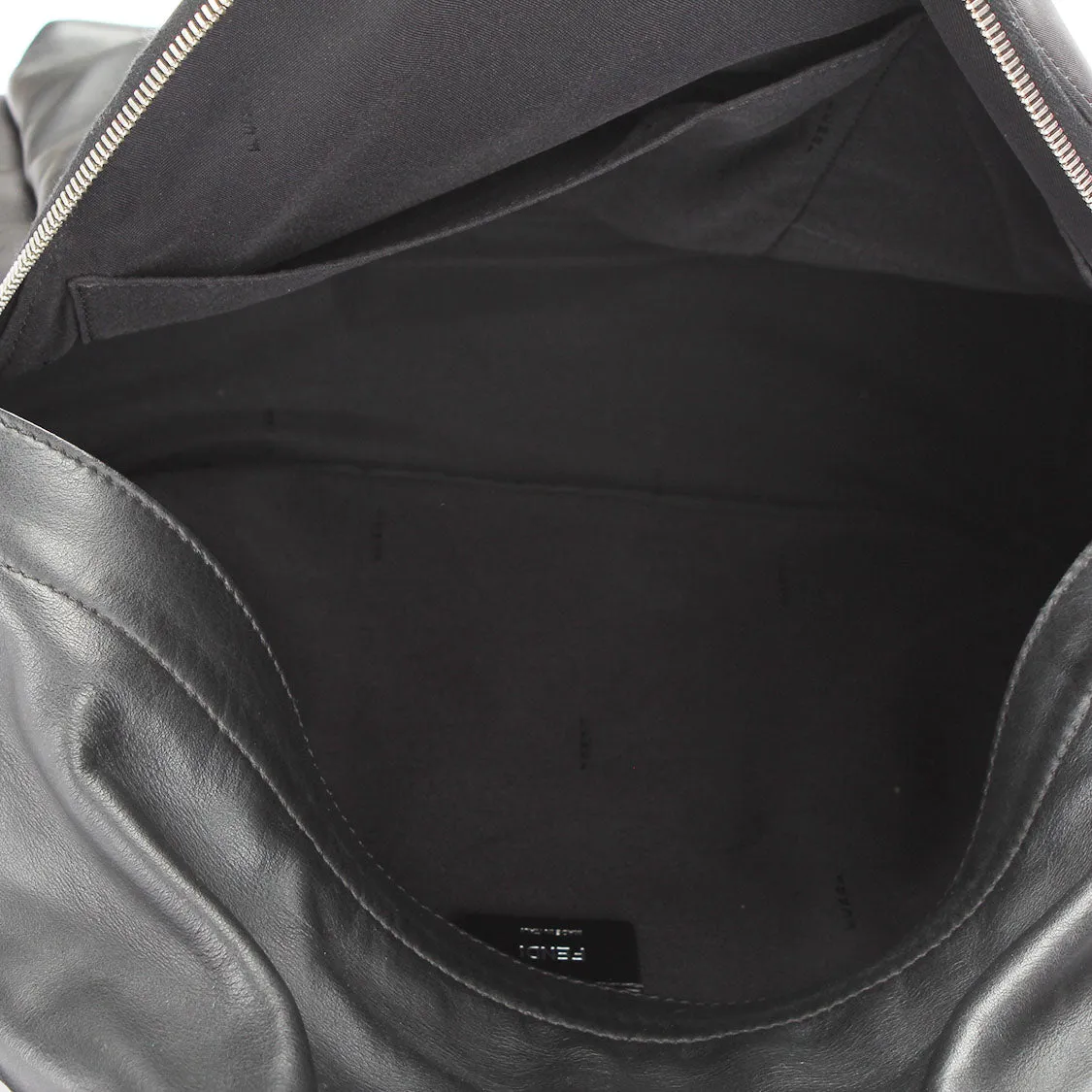 Fendi Shearling Emoticon Nylon Backpack - '10s