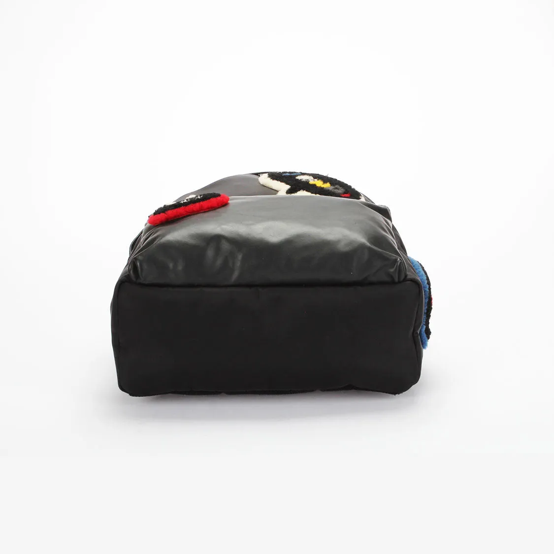Fendi Shearling Emoticon Nylon Backpack - '10s