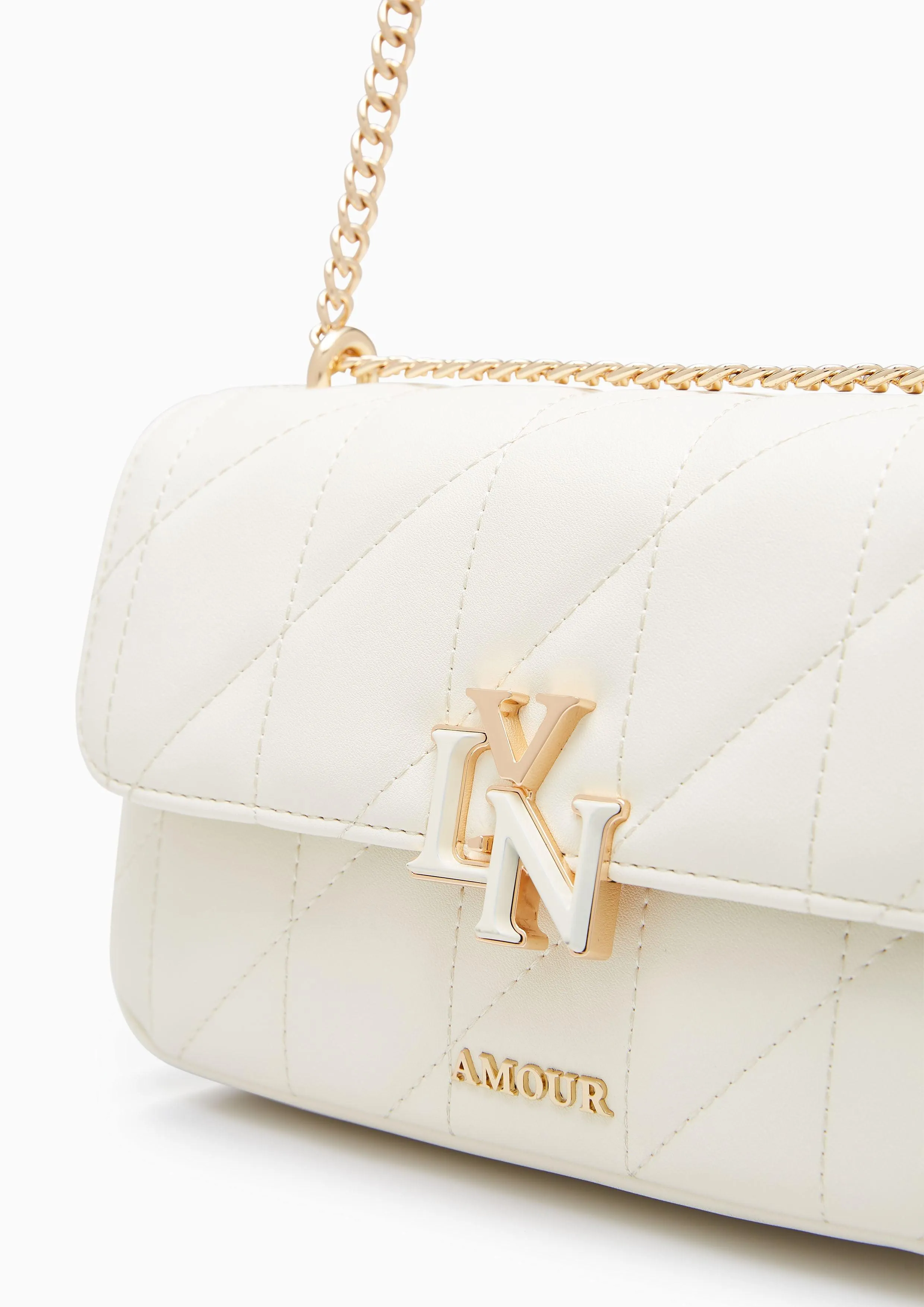 Gaston S Crossbody Bag - Ivory