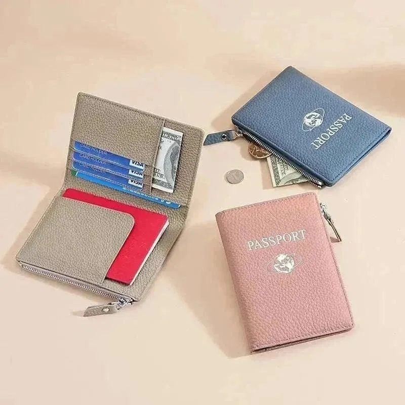 Genuine Leather Passport Holder Cover - PPC007