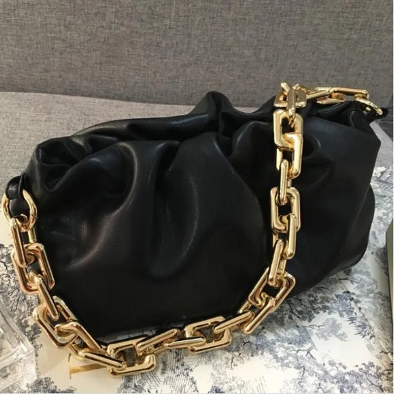 GOLD CHAIN BAG