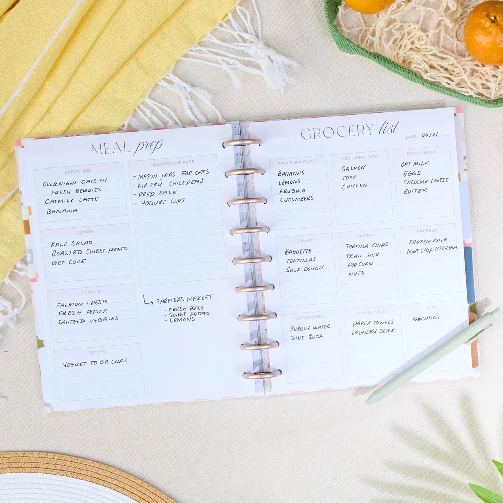 Grocery   Meal Prep List - Classic Filler Paper - 40 Sheets