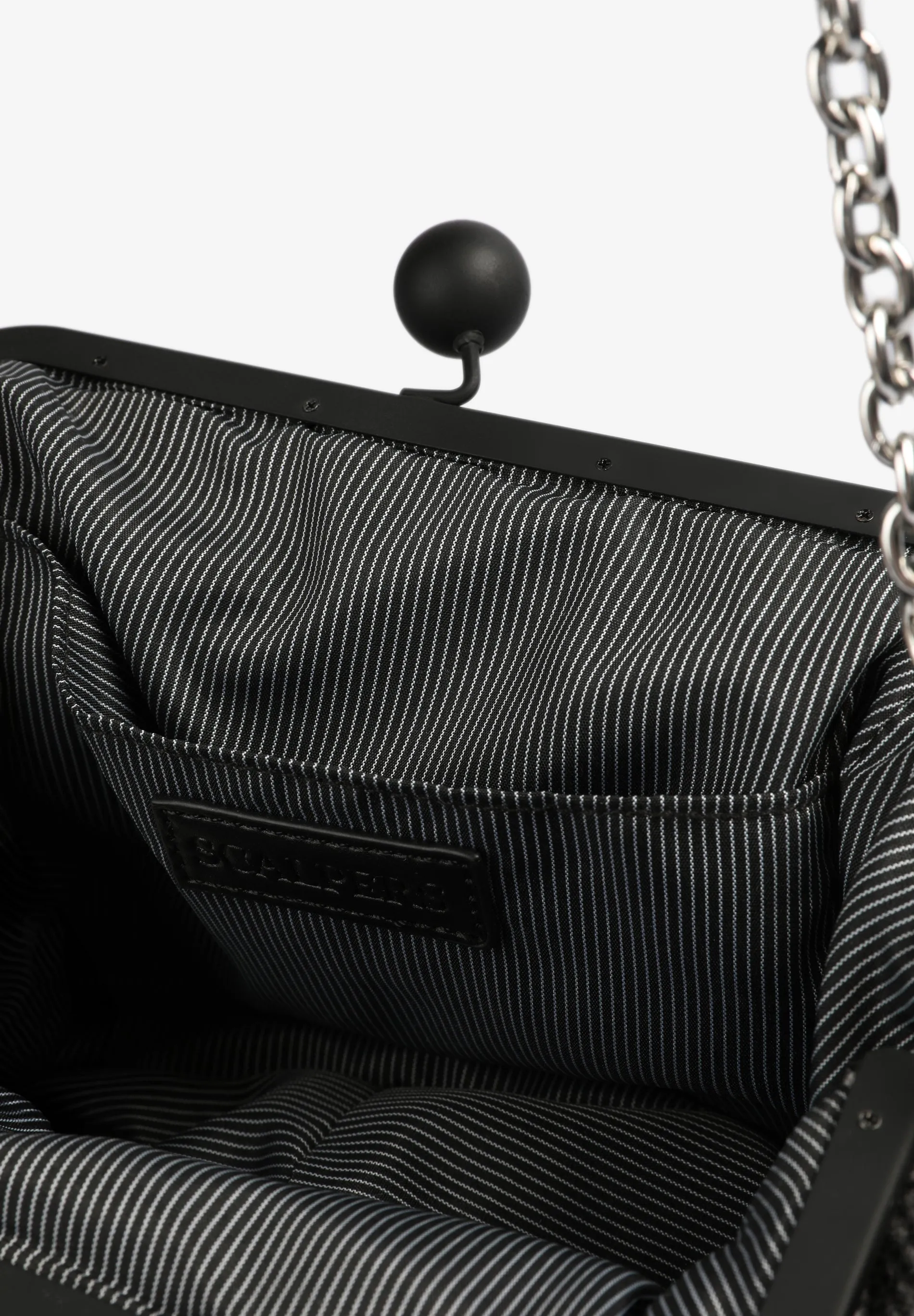 HERRINGBONE CLUTCH BAG