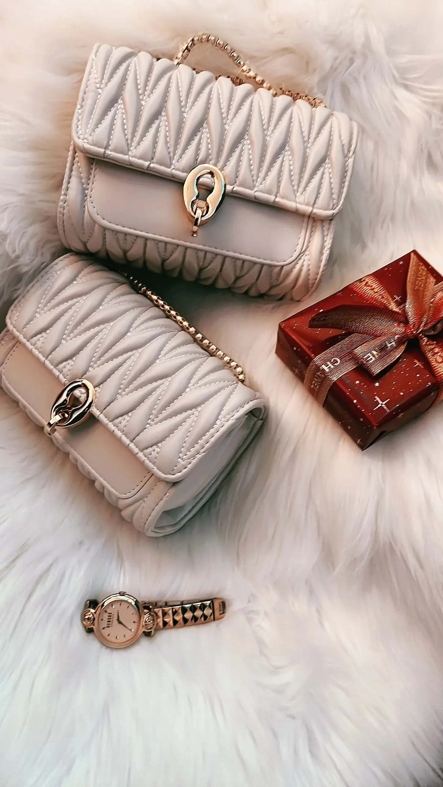 High quality Women's Bags PU Leather Messenger ladies Bag Fashion Trend  Metal chain single shoulder bag Handbag Satchel