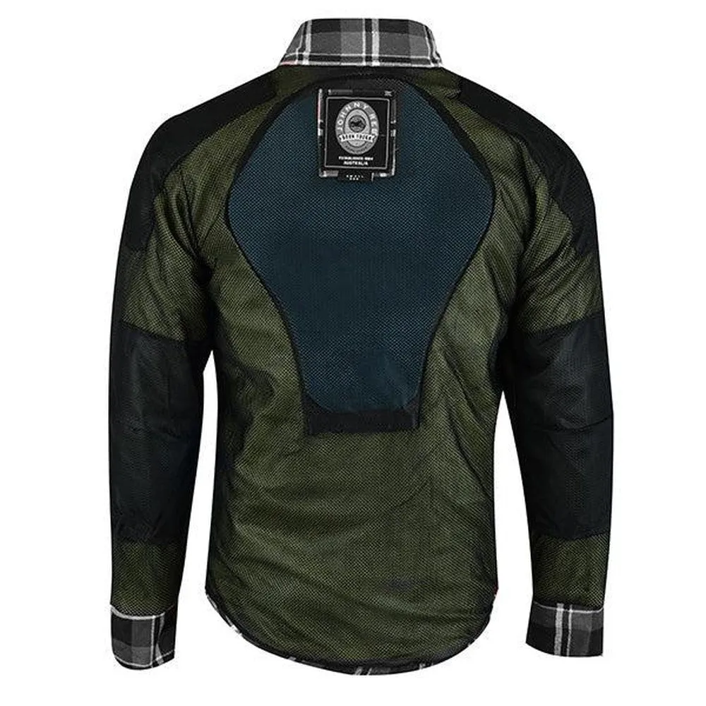 Johnny Reb 'waratah' Plaid Protective- Shirt JRS10007
