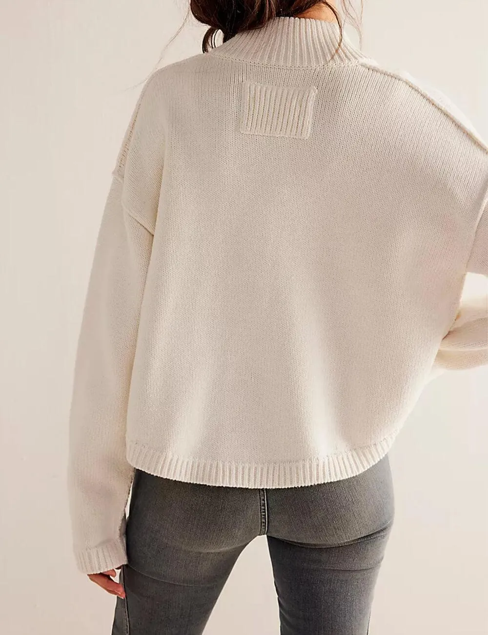 Ladies Button Front Dropped Shoulder Cardigan SKT529