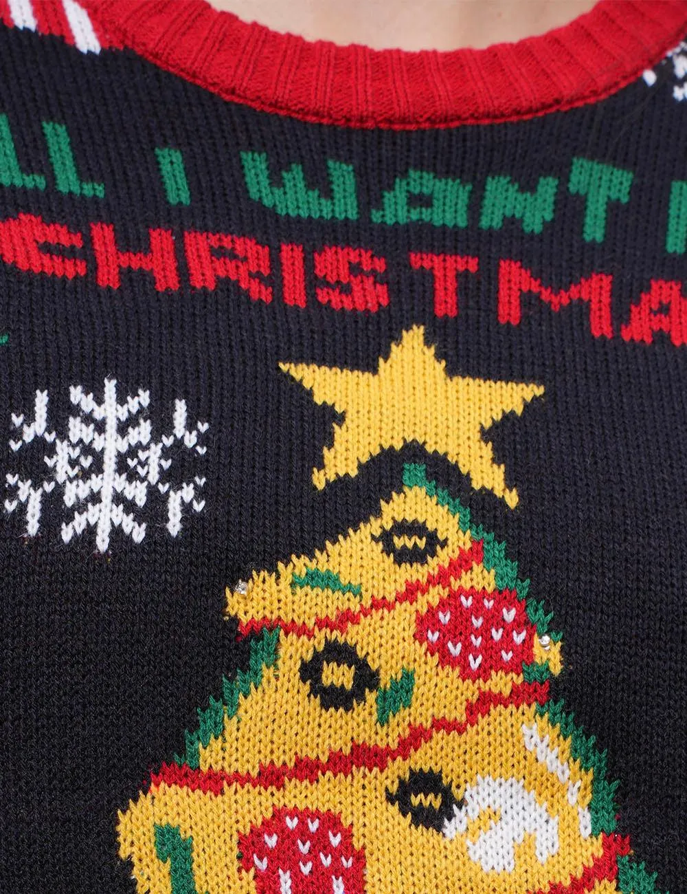Ladies Celebrate Christmas Pullover Chirstmas Tree Sweater SKT4926