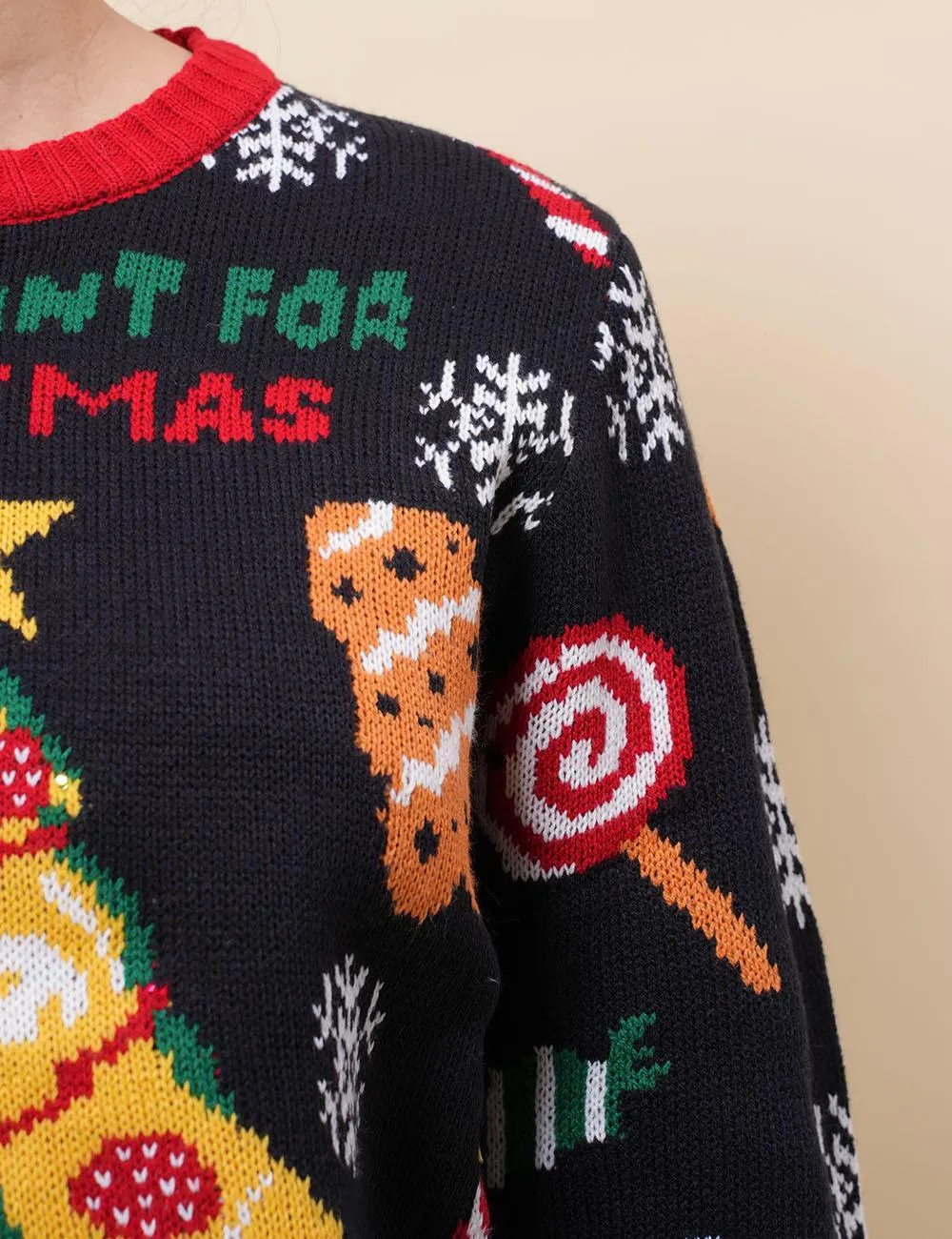 Ladies Celebrate Christmas Pullover Chirstmas Tree Sweater SKT4926