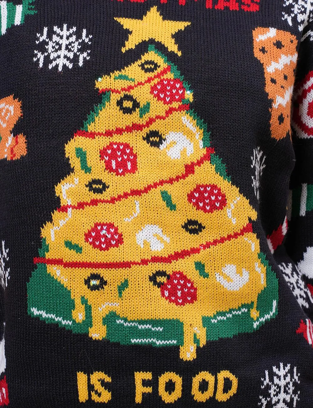 Ladies Celebrate Christmas Pullover Chirstmas Tree Sweater SKT4926