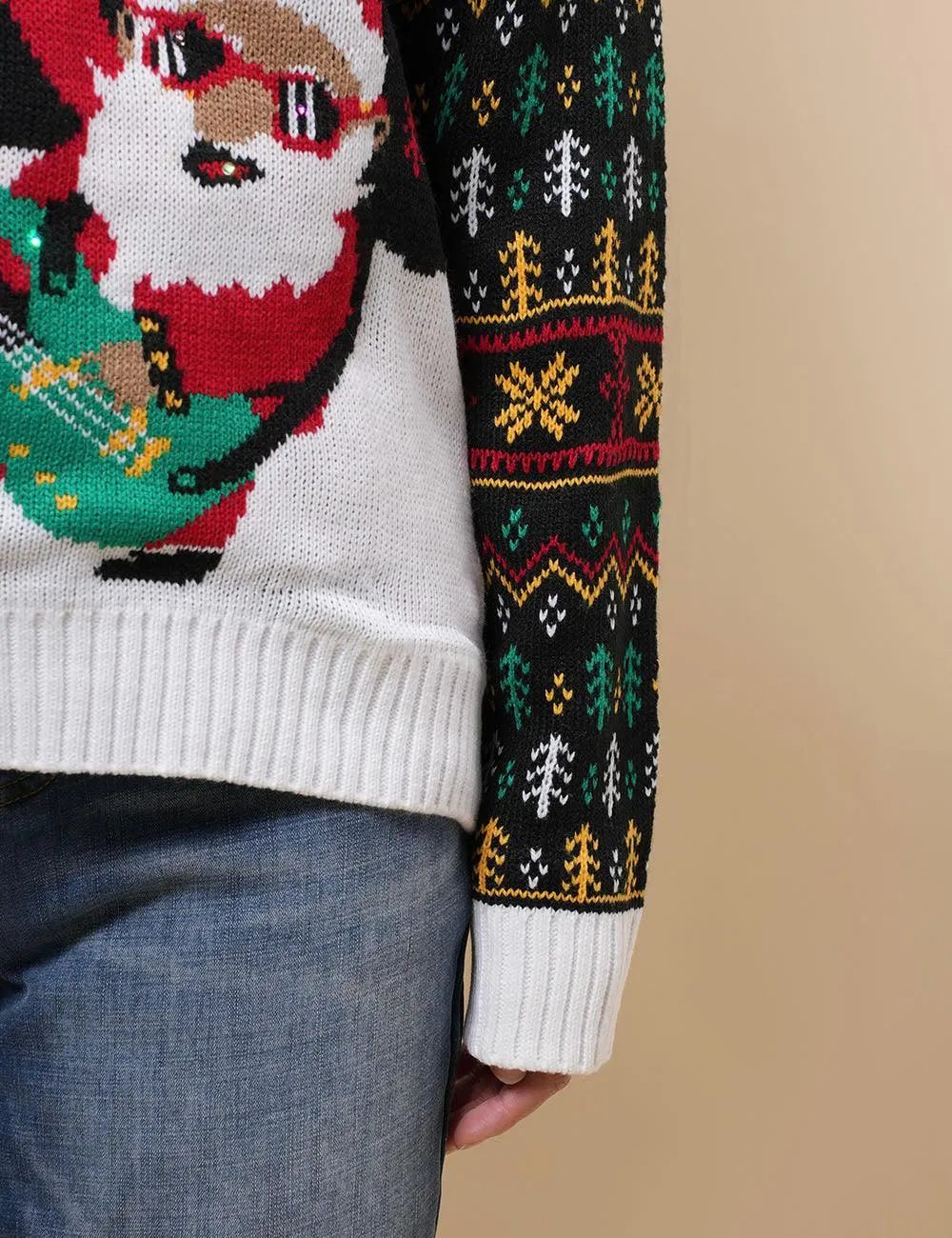 Ladies Christmas Pullover Santa Claus Sweater SKT4927