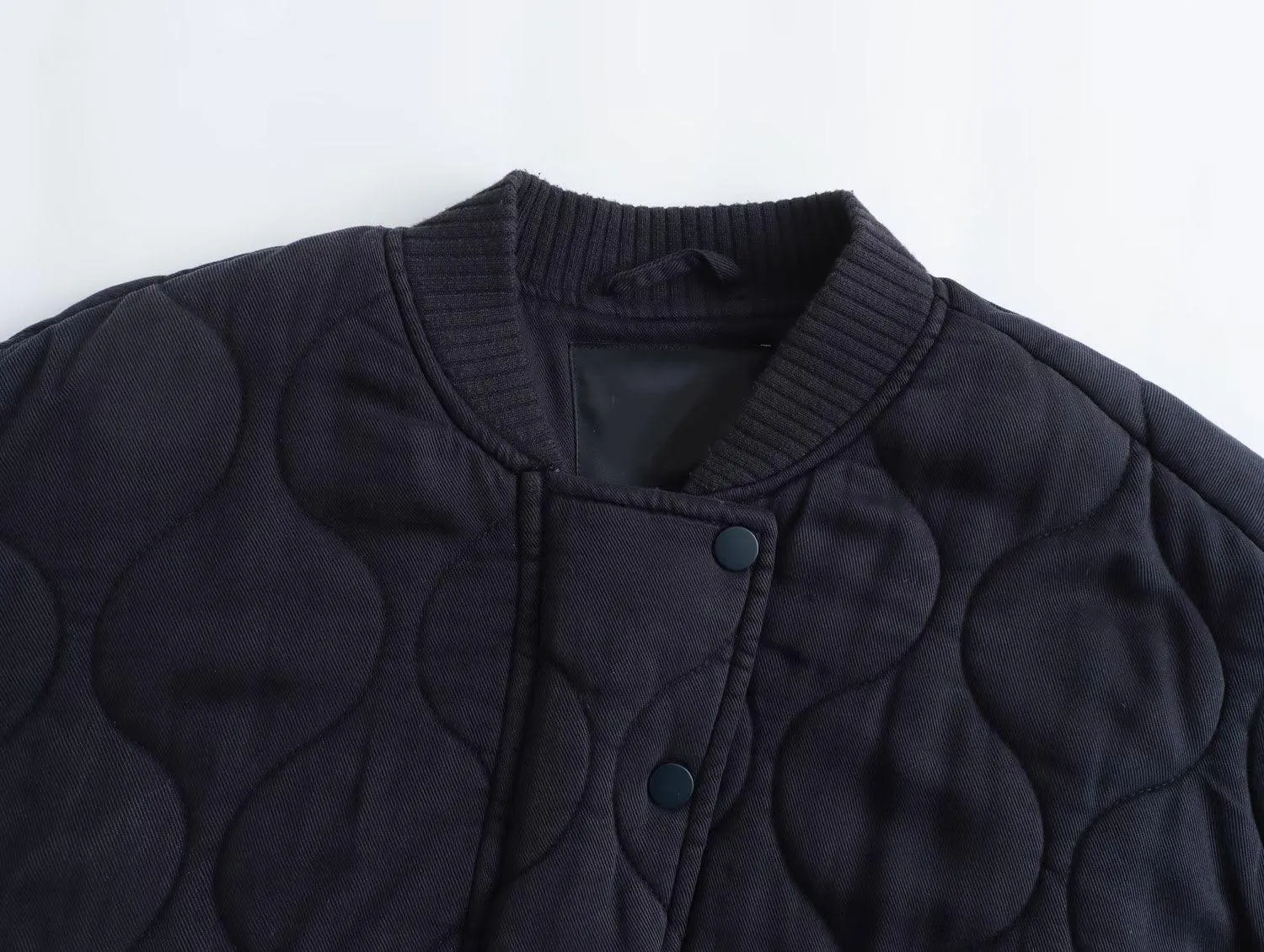 Ladies Pilot Shoulder Wide Washed Cotton Jacket SKT4670