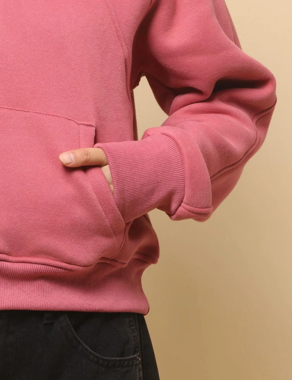 Ladies Solid Color Casual Zip Pullover Sweatshirt SKT4724