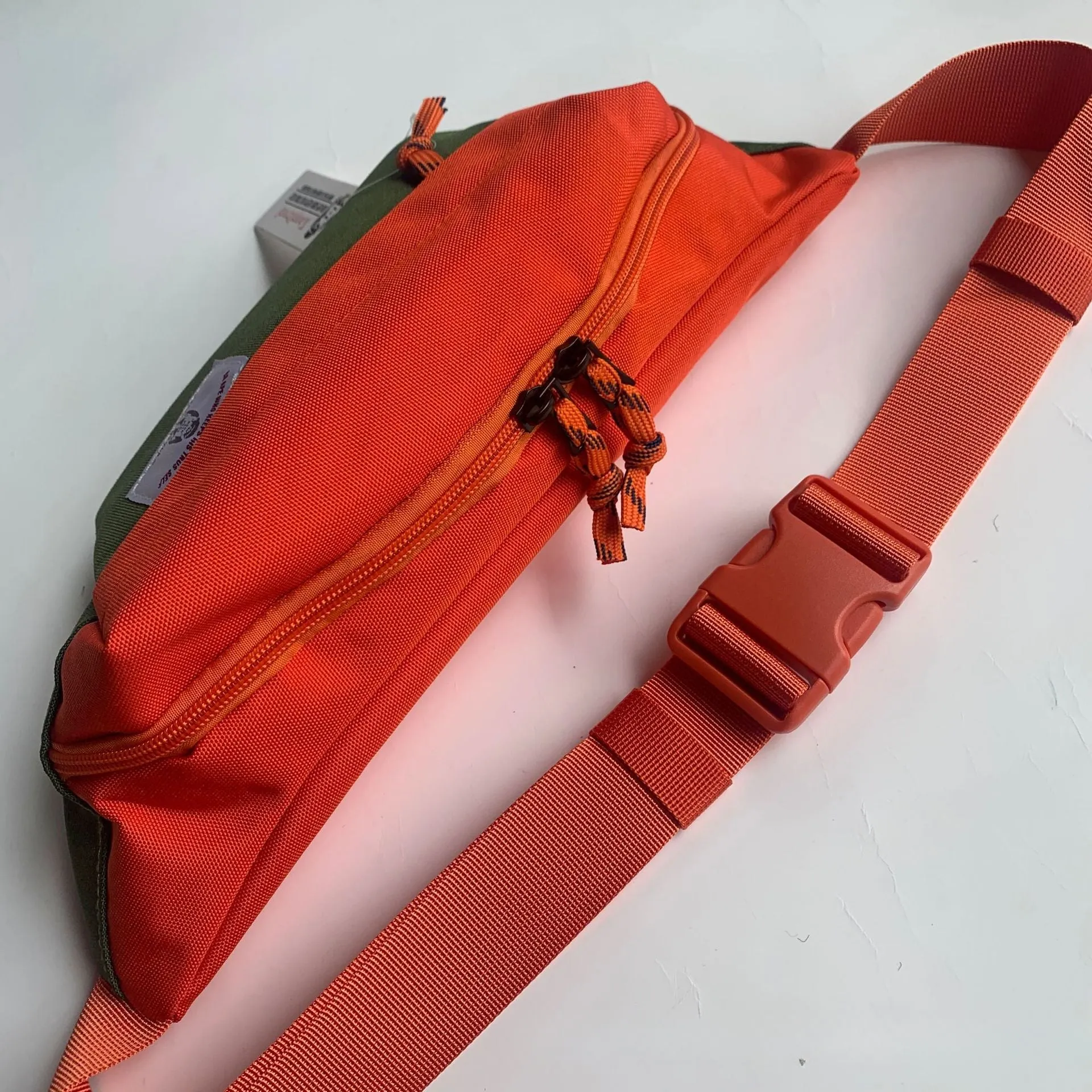 Mens Casual Bags Color Matching Waist Pack Breast Pack
