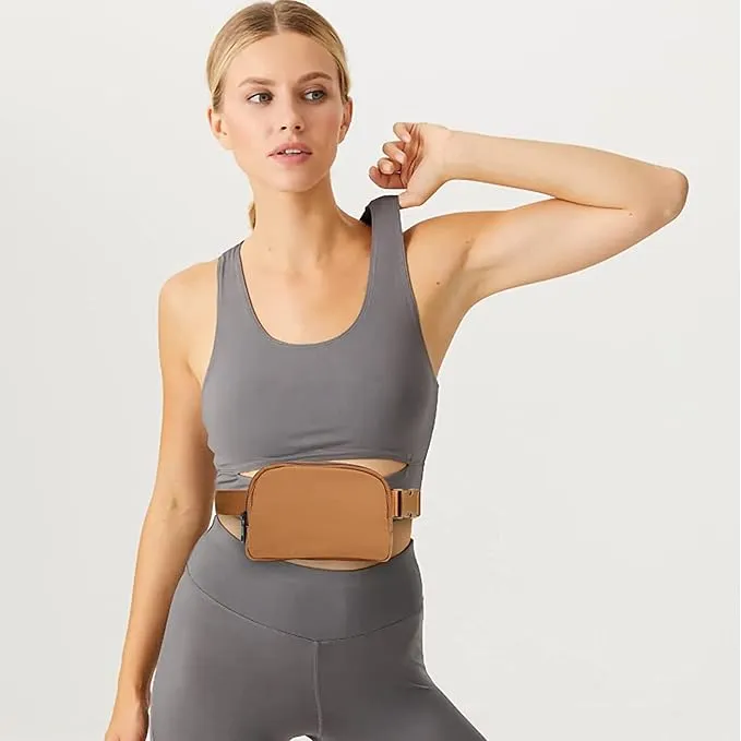 Mini Belt Bag for Women and Men with Adjustable Strap Small Waist Pouch for Workout Travel Running Hiking