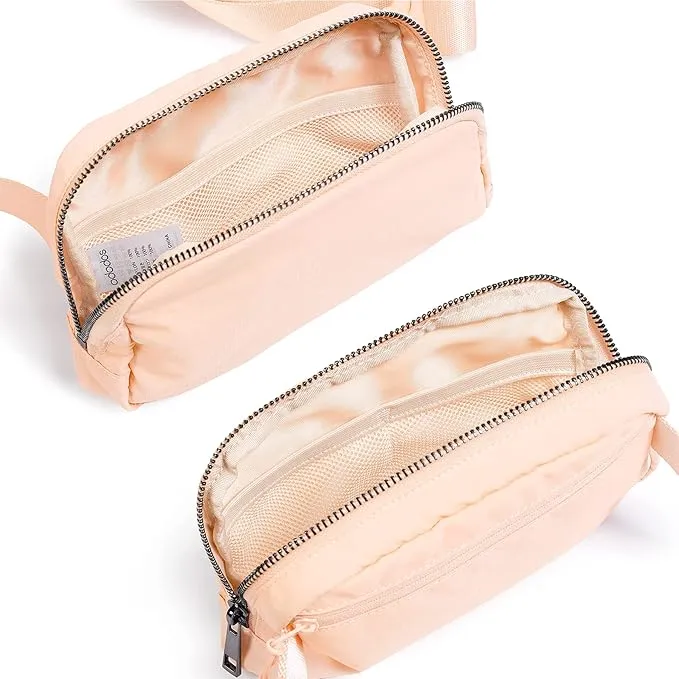 Mini Belt Bag for Women and Men with Adjustable Strap Small Waist Pouch for Workout Travel Running Hiking