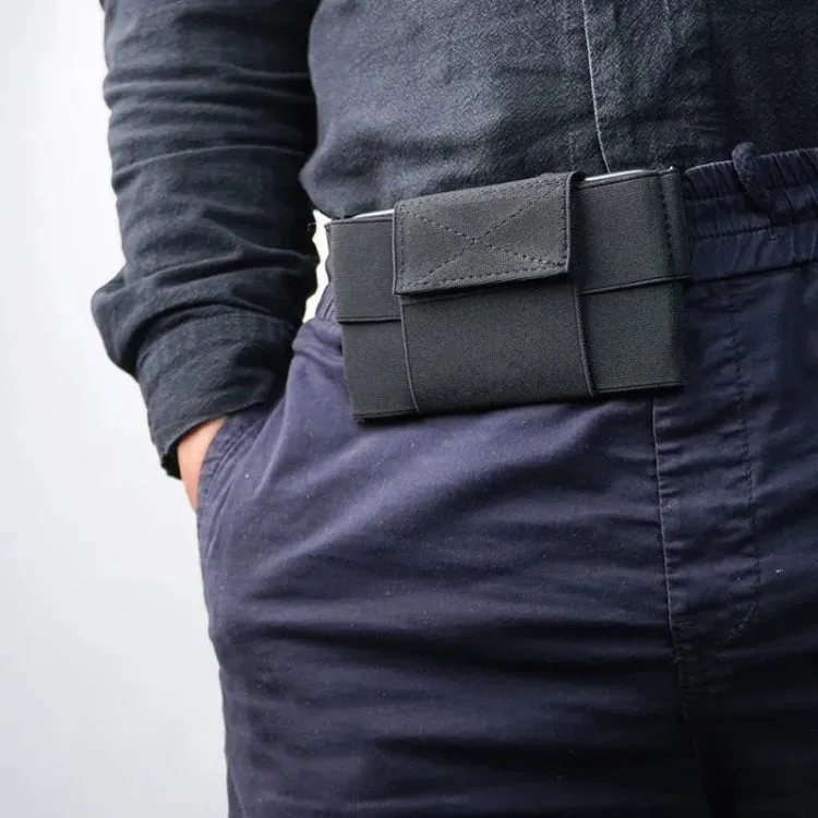 Mini Close-fitting Outdoor Sports Elastic Invisible Mobile Phone Waist Bag, Style: With Cover