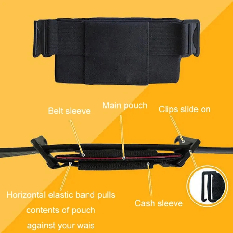 Mini Close-fitting Outdoor Sports Elastic Invisible Mobile Phone Waist Bag, Style: With Cover