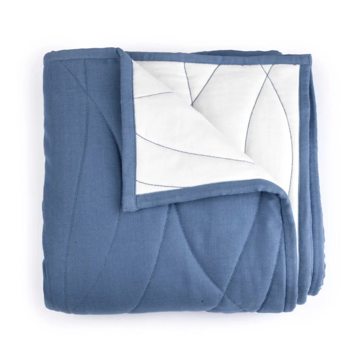 Naturally Dyed Organic Cotton Crib Set- Sea of Dreams