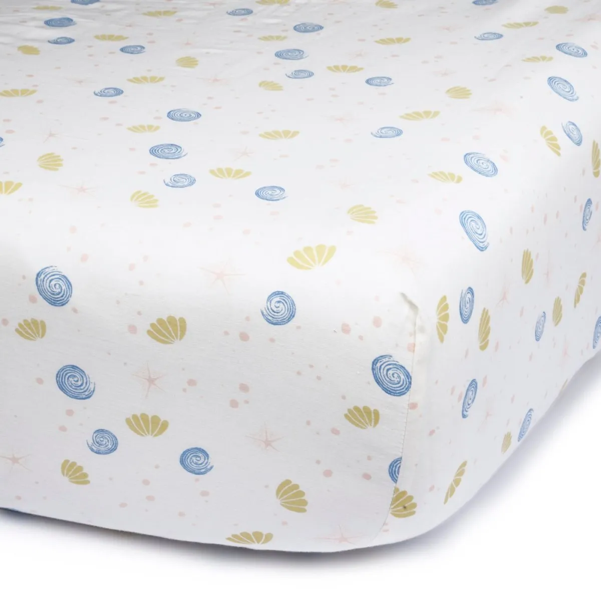 Naturally Dyed Organic Cotton Crib Set- Sea of Dreams