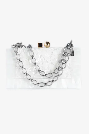 Nebula Silver Bag Chain