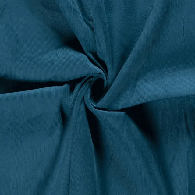 Needlecord Pocket Skirt - Teal