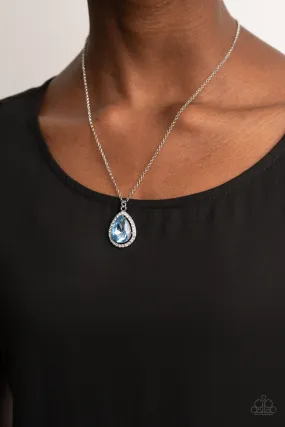 Paparazzi Duchess Decorum Necklace Blue