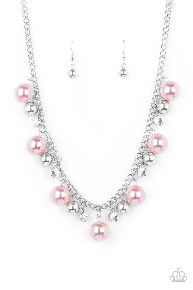 Paparazzi Galactic Gala Necklace Pink
