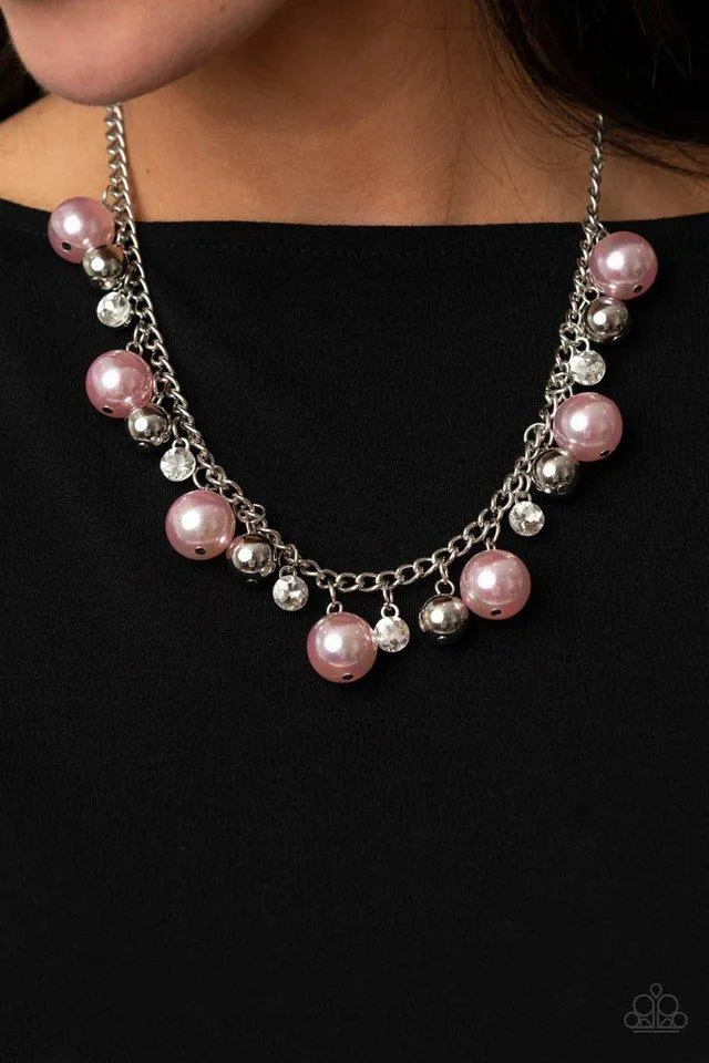 Paparazzi Galactic Gala Necklace Pink